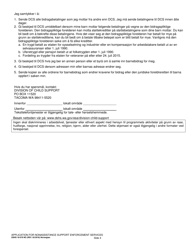 DSHS Form 18-078 Application for Nonassistance Support Enforcement Services - Washington (Norwegian), Page 4