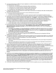 DSHS Form 18-078 Application for Nonassistance Support Enforcement Services - Washington (French), Page 3