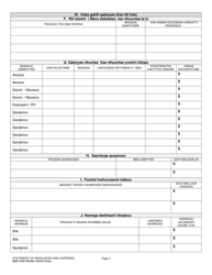 DSHS Form 18-097 Statement of Resources and Expenses - Washington (Oromo), Page 4