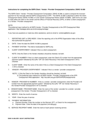DSHS Form 18-399 Ssps Client/Provider Overpayment Computation Sheet - Washington, Page 2
