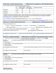 DSHS Form 27-043 Contractor Intake - Washington, Page 3