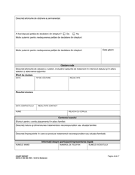 DSHS Form 27-095 Court Report - Washington (Moldavian), Page 4