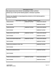 DSHS Form 27-095 Court Report - Washington (Tagalog), Page 5
