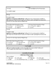 DSHS Form 27-095 Court Report - Washington (Burmese), Page 4