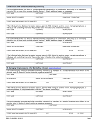 DSHS Form 27-094 Medicaid Provider Disclosure Statement - Washington, Page 2