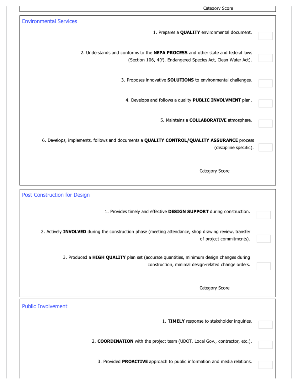 Consultant Evaluation Form - Utah, Page 3