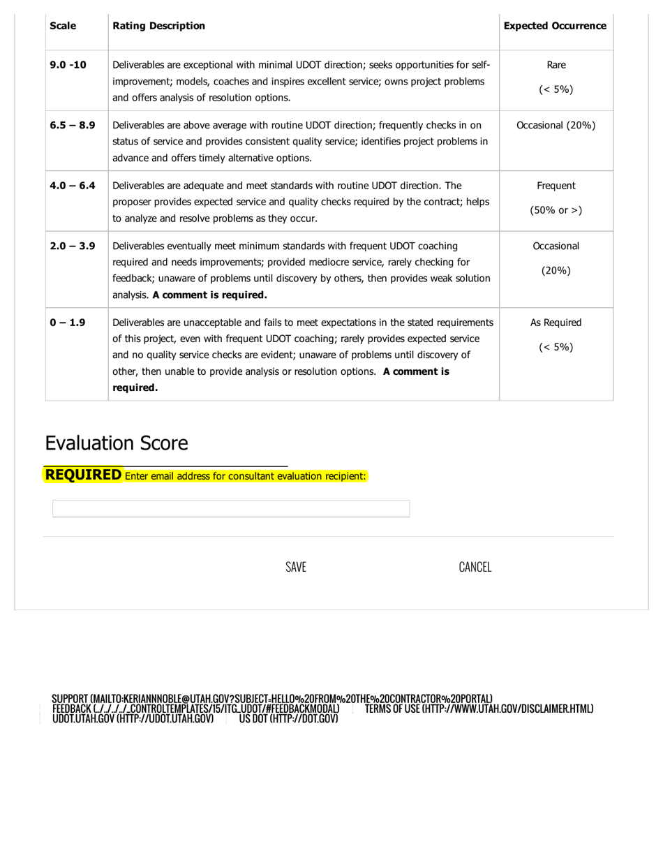 Consultant Evaluation Form - Utah, Page 6