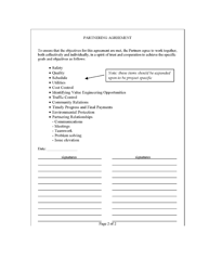 Partnering Agreement Form - Utah, Page 2