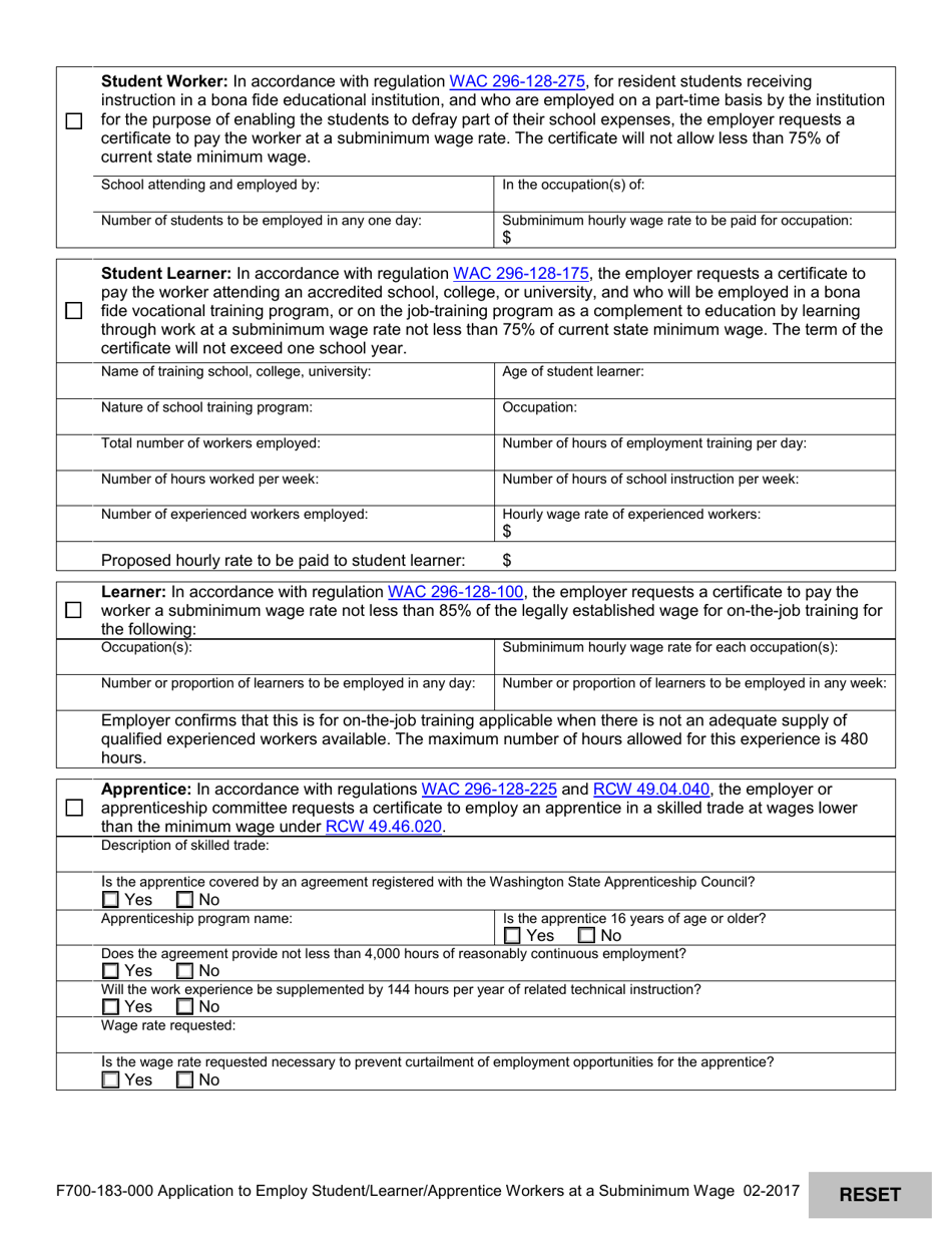 Form F700-183-000 - Fill Out, Sign Online and Download Fillable PDF ...