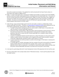 Form CS-0727 Initial Intake, Placement and Well-Being Information and History - Tennessee, Page 18