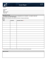 Form 2635 Invoice Report - Texas