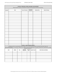 Acd Commercial Personal Property Rendition Form - Arkansas, Page 2