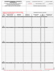 Form PT-50P Tangible Personal Property Tax Return and Schedules - Georgia (United States), Page 5