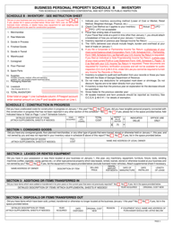 Form PT-50P Tangible Personal Property Tax Return and Schedules - Georgia (United States), Page 6