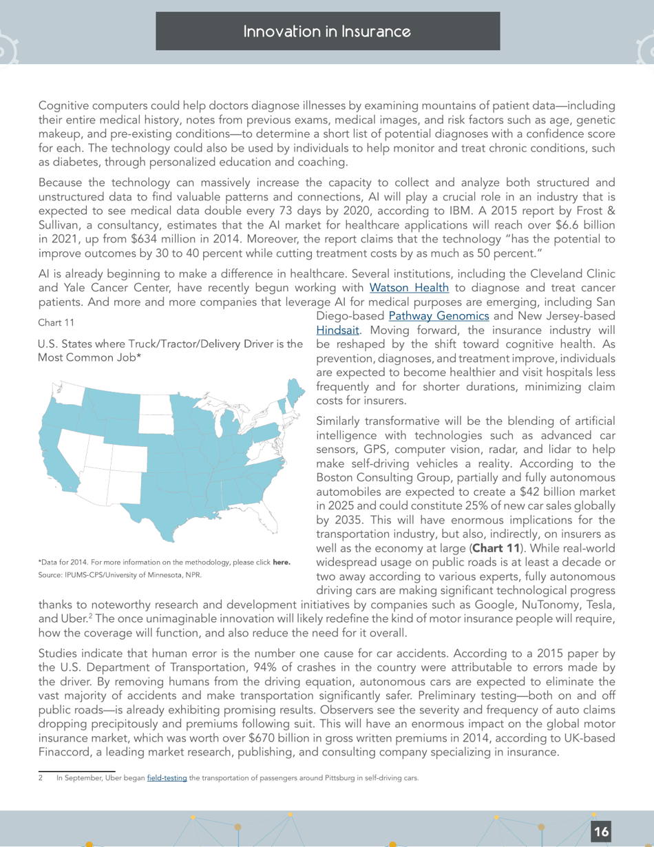 Innovation in Insurance: How Technology Is Changing the Industry - Institute of International Finance, Page 16