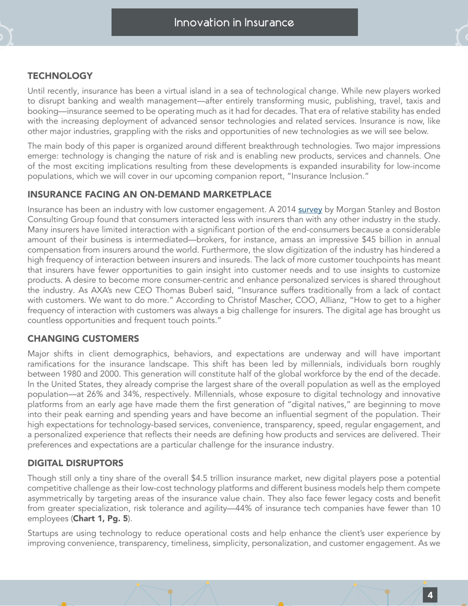 Innovation in Insurance: How Technology Is Changing the Industry - Institute of International Finance, Page 4