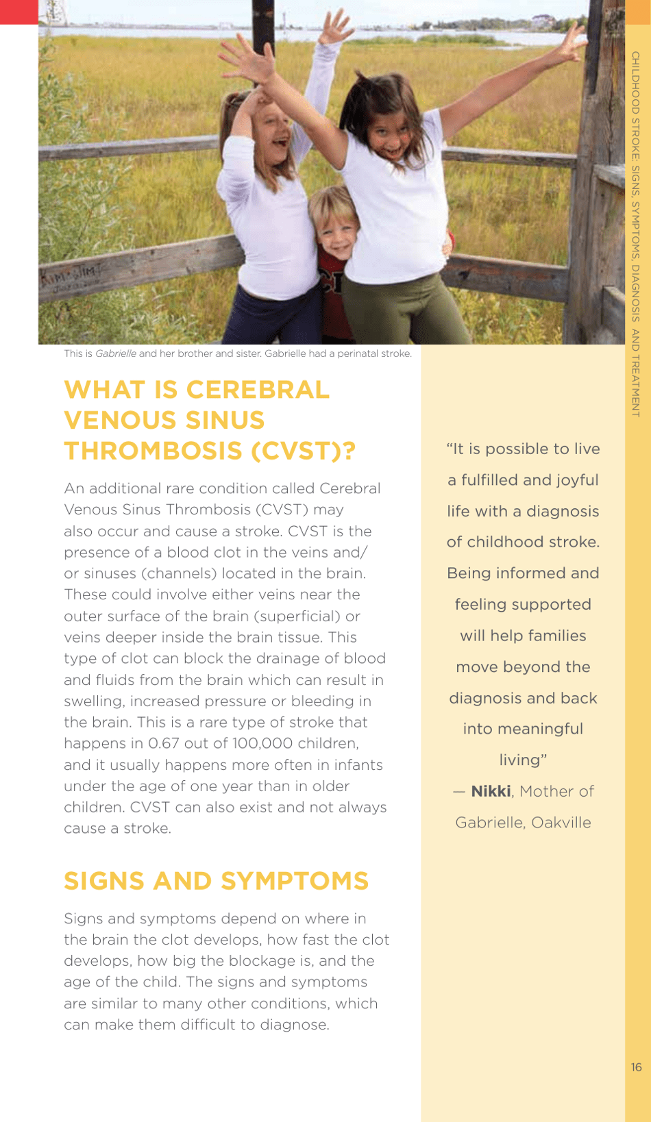A Family Guide to Pediatric Stroke - Heart and Stroke Foundation - Canada, Page 17