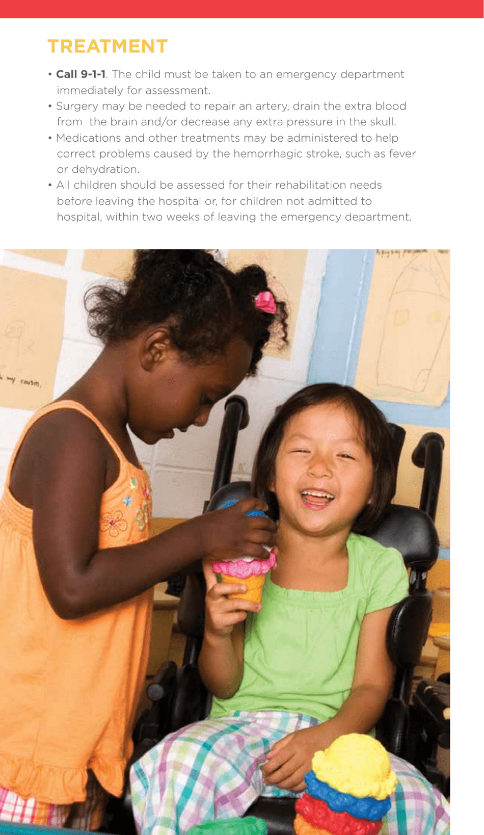 A Family Guide to Pediatric Stroke - Heart and Stroke Foundation - Canada, Page 20