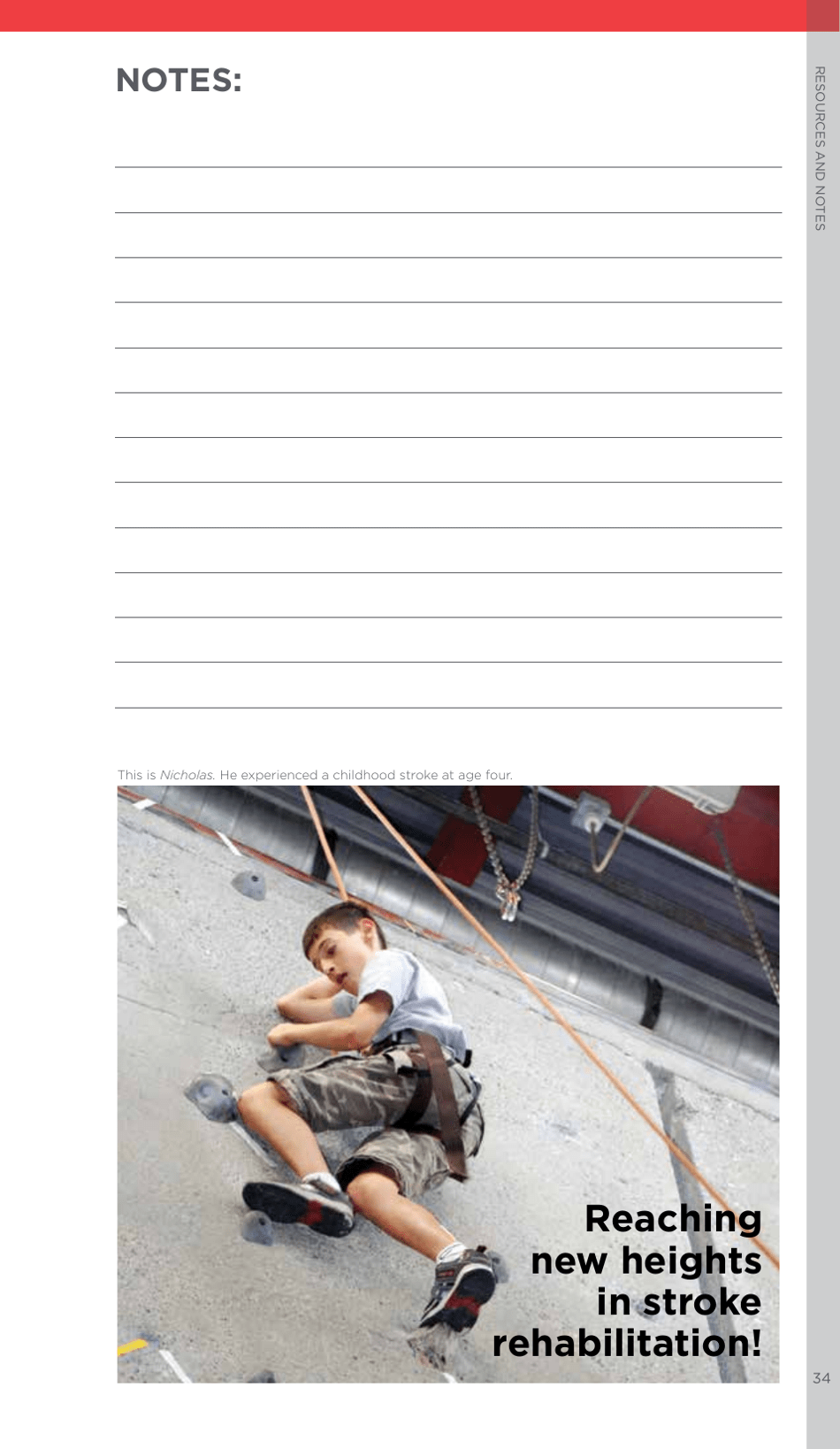 A Family Guide to Pediatric Stroke - Heart and Stroke Foundation - Canada, Page 35