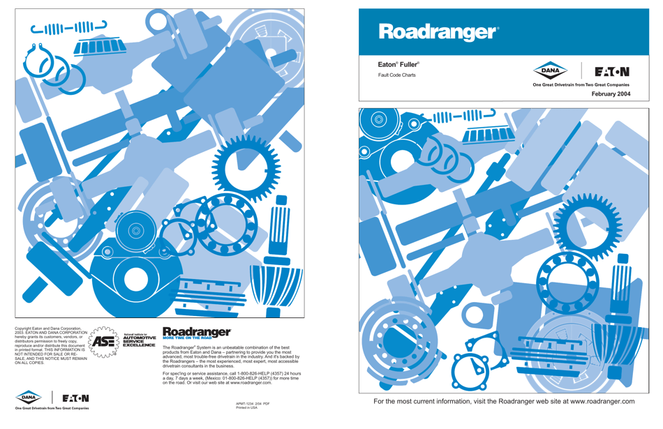 Roadranger Eaton Fuller Apmt-1234 Fault Codes, Page 48