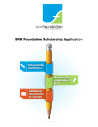 Sfm Foundation Scholarship Application