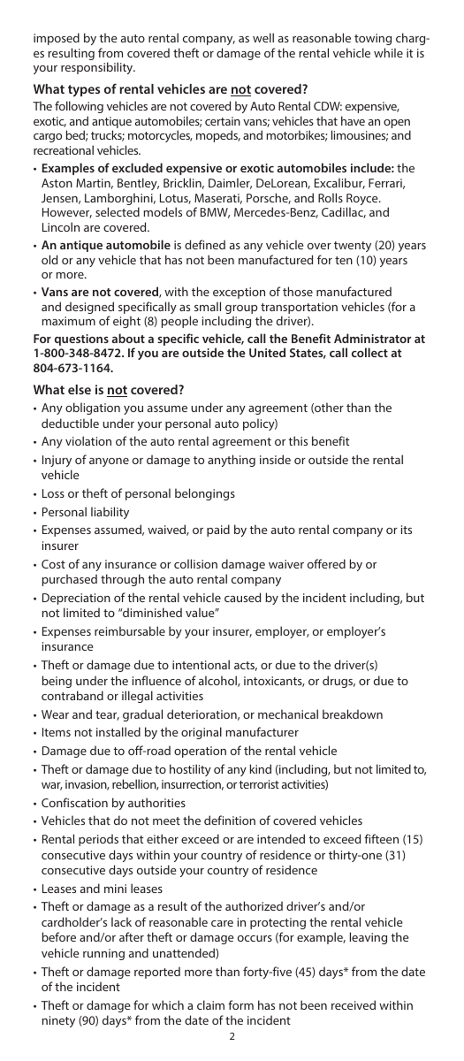 Your Visa Signature Card Guide to Benefits: Wells Fargo Visa Signature Credit Card, Page 2