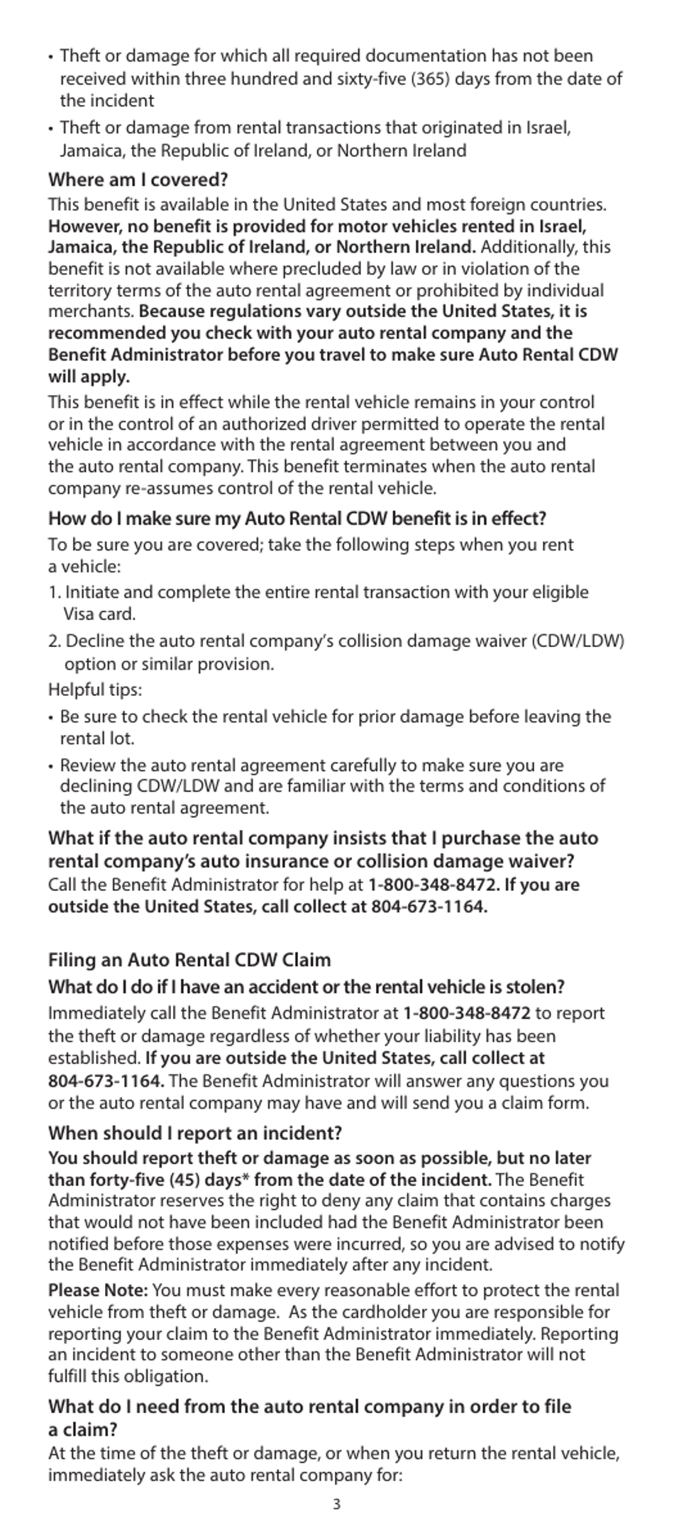 Your Visa Signature Card Guide to Benefits: Wells Fargo Visa Signature Credit Card, Page 3