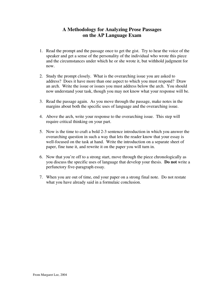 Terms - Ap English Language and Composition (Adapted From V. Stevenson, Patrick Henry High School, and Abrams Glossary of Literary Terms), Page 9