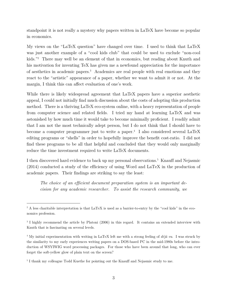 The Case for Writing Papers in Economics Using Fake Latex, Scott H. Irwin - University of Illinois - Illinois, Page 3