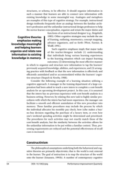 Behaviorism, Cognitivism, Constructivism: Comparing Critical Features From an Instructional Design Perspective, Peggy a. Ertmer and Timothy J. Newby - International Society for Performance Improvement, Page 12