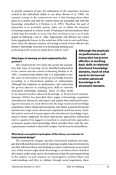 Behaviorism, Cognitivism, Constructivism: Comparing Critical Features From an Instructional Design Perspective, Peggy a. Ertmer and Timothy J. Newby - International Society for Performance Improvement, Page 15