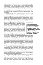 Behaviorism, Cognitivism, Constructivism: Comparing Critical Features From an Instructional Design Perspective, Peggy a. Ertmer and Timothy J. Newby - International Society for Performance Improvement, Page 19