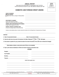 Form 1 Download Fillable PDF or Fill Online Annual Report - 2023, Maryland  | Templateroller