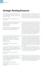 Ten Keys to Successful Strategic Planning for Nonprofit and Foundation Leaders, Richard a. Mittenthal - Tcc Group, Page 10