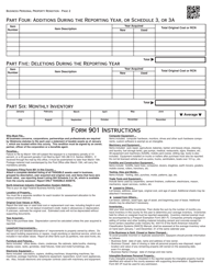 OTC Form OTC901 Business Personal Property Rendition - Oklahoma, Page 2