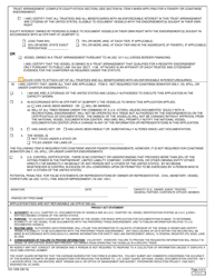 Form CG-1258 Application for Initial, Exchange, or Replacement of Certificate of Documentation; Redocumentation, Page 3