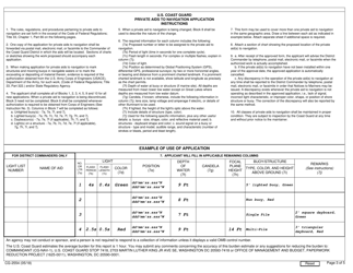 Form CG-2554 Private AIDS to Navigation Application, Page 3