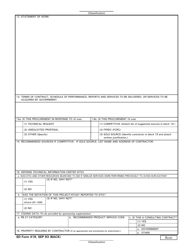 SD Form 419 Osd Request for Contracted Advisory and Assistance Services, Page 2