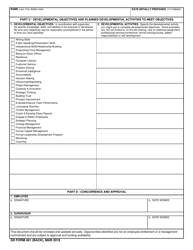 SD Form 481 Osd Individual Development Plan, Page 2