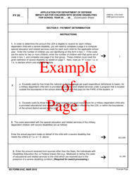 SD Form 816C Application for DoD Impact Aid for Children With Severe Disabilities (Continuation Sheet), Page 2
