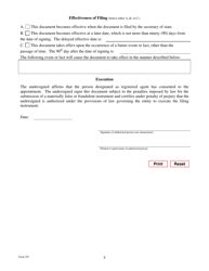 Form 303 Application for Registration for a Foreign Professional Corporation - Texas, Page 8