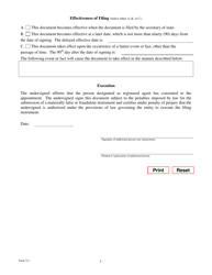 Form 311 Application for Registration for a Foreign Professional Association - Texas, Page 8