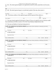 Form 312 Application for Registration of a Foreign Business Trust, Real Estate Investment Trust or Other Foreign Filing Entity - Texas, Page 7