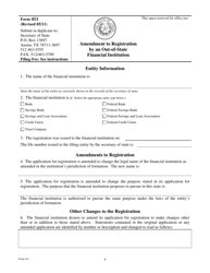 Form 411 Amendment to Registration by an Out-of-State Financial Institution - Texas, Page 4