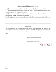 Form 411 Amendment to Registration by an Out-of-State Financial Institution - Texas, Page 5