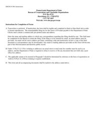 Form DSCB:54-506 Statement of Termination of Registration of Association Name - Pennsylvania, Page 2