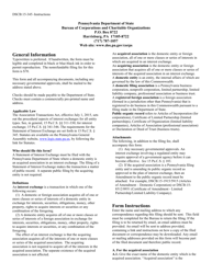 Form DSCB:15-345 Statement of Interest Exchange - Pennsylvania, Page 3