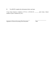 Certificate of Good Faith in Medical Malpractice Case - Plaintiff&#039;s Form - Tennessee, Page 3