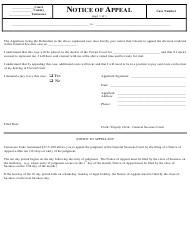 Notice of Appeal - Tennessee
