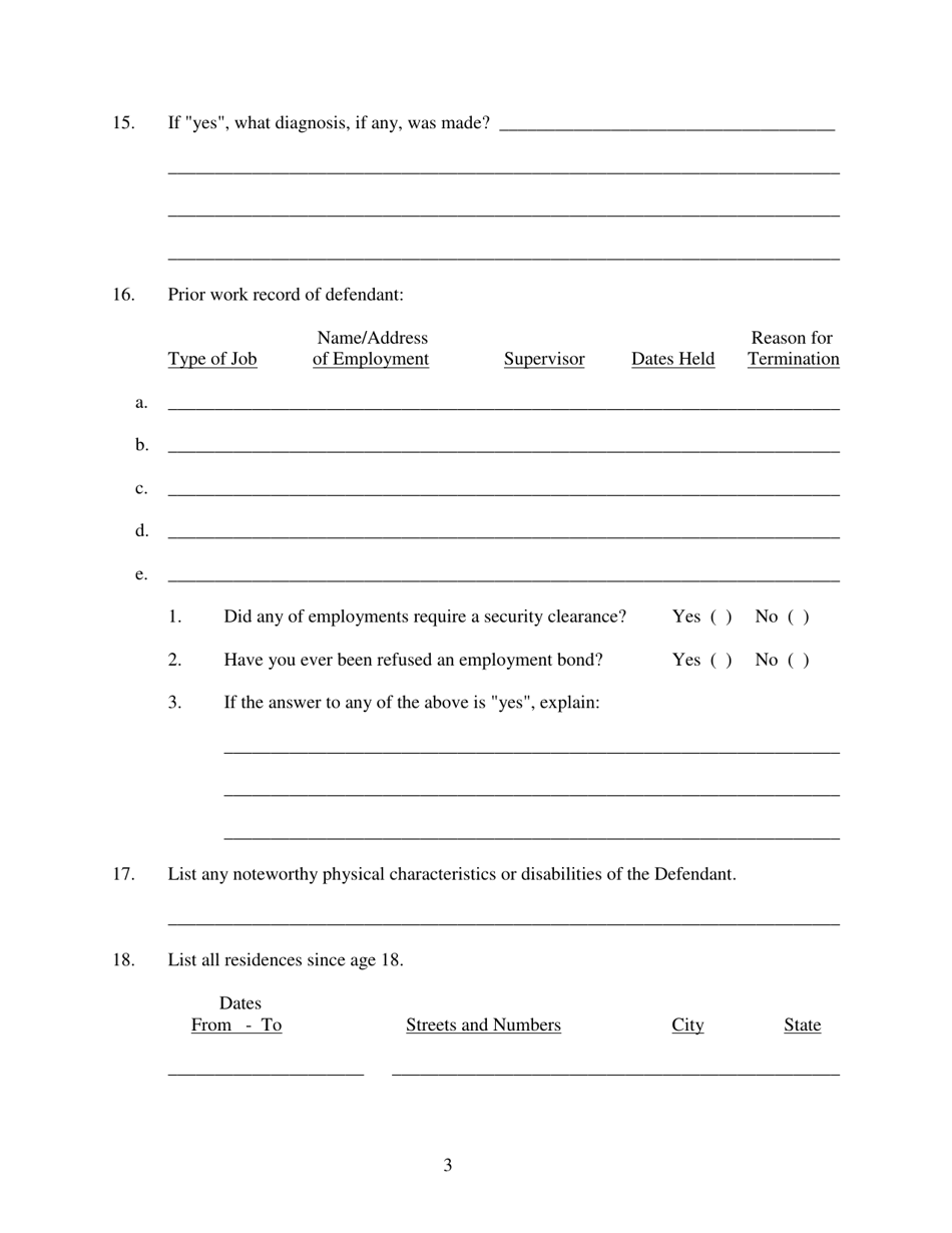 Initial Application for Pre-trial Diversion - Tennessee, Page 3